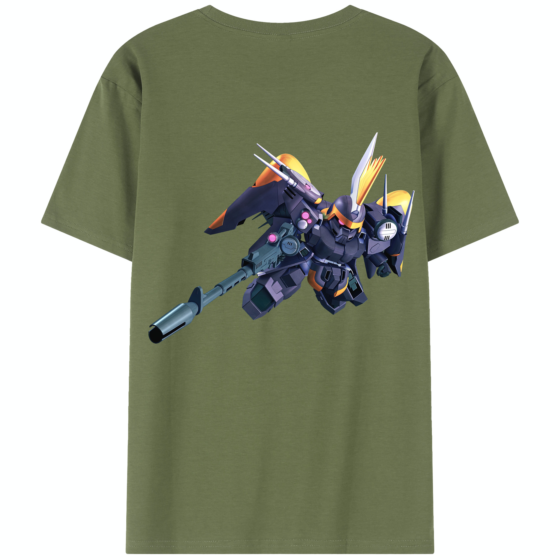 （画像用） 機動戦士ガンダム Mobile Suit Gundam 綿100％半袖Tシャツ（背面プリント）